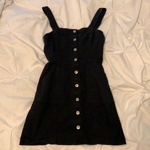 Black mini dress